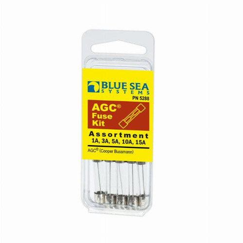 Blue Sea AGC Fuse Kit - 5-Piece