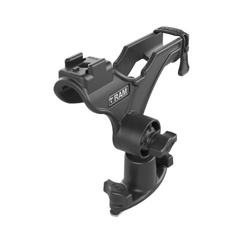 Rap Mounts Rod Jr Fishing Rod Holder with Dual T-Bolt Track Base