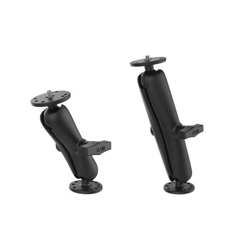 Ram Mounts Size C Double Ball Mount with 1/4"-20 Male Thread