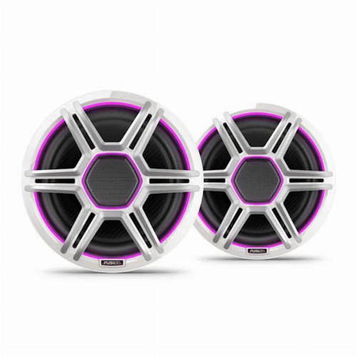 Fusion Apollo Speakers LED with Sports White Grilles (6.5")