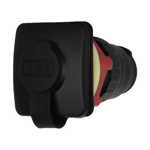 GME Flush Mount Microphone Socket - Suit GX400 / GX700 - Black
