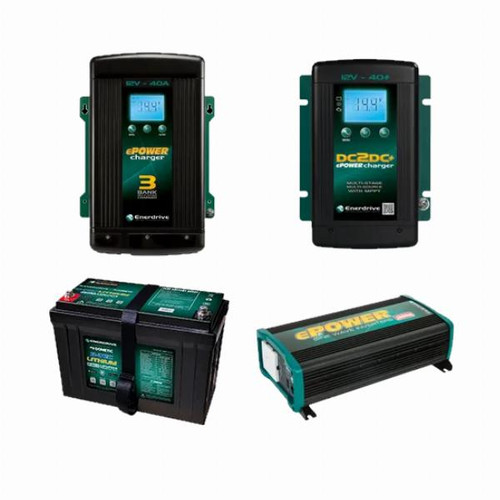 Enerdrive 100Ah BTEC Bundle including DC40, AC40 & 1000W Inverter