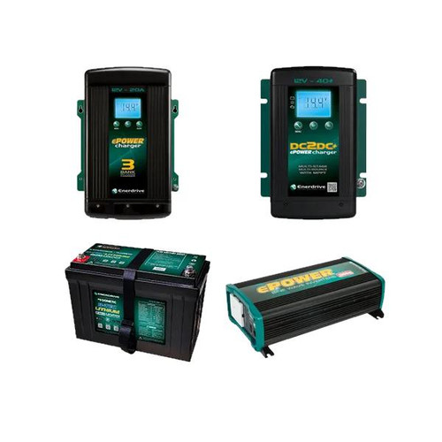 Enerdrive 100Ah BTEC Bundle including DC40, AC20 & 1000W Inverter