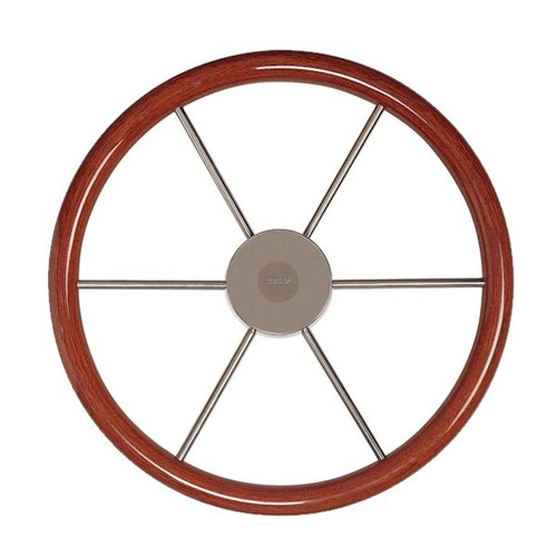 Vetus Steering Wheel with Mahogany Rim Vetus Steering Wheel with Mahogany Rim