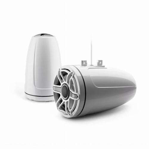 JL Audio M6 Enclosed Tower Speakers, 8.8\" with White Sport Grille JL Audio M6 Enclosed Tower Speakers, 8.8\" with White Sport Grille