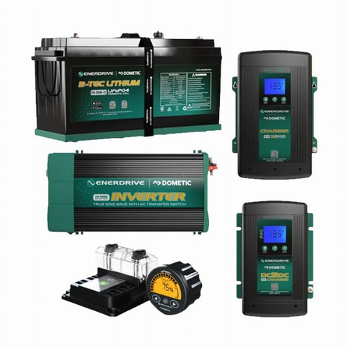 Enerdrive 200Ah B-TEC Bundle including AC40, DC40, 2000X & ePRO+