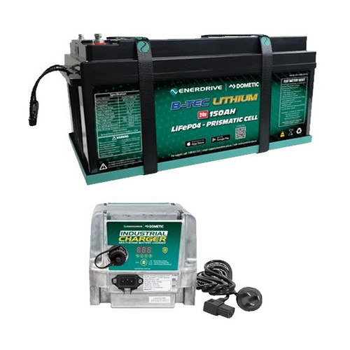 Enerdrive 150Ah 24V B-TEC Bundle including EPI 2430 Charger