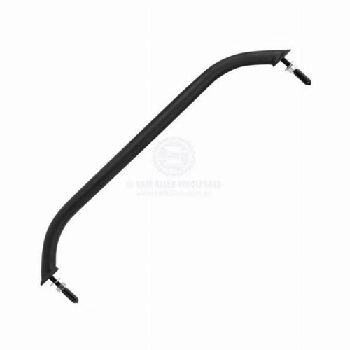 Handrail 316G Black Stainless Steel - Stud Mount 406mm