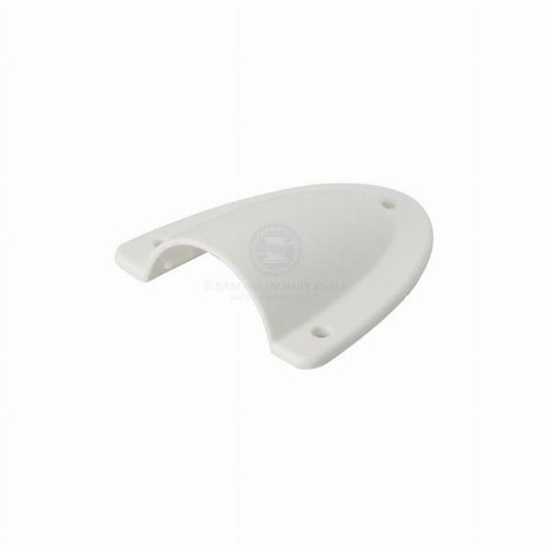 Vent Clamshell White Nylon 60 x 55 x 18mm