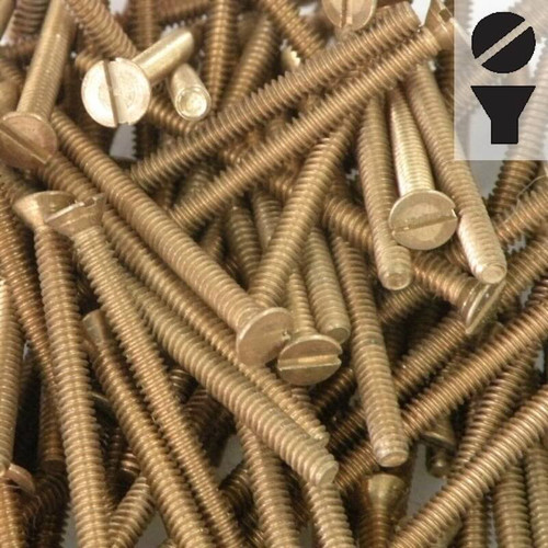 Silicon Bronze Slot Flat CSK Machine Screw