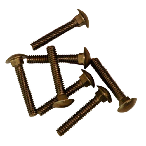 Silicon Bronze Coach Bolt 1/4" x 10"