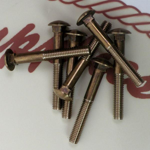 Silicon Bronze Coach Bolt 3/8" x 4"