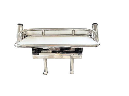 Bell Marine Deluxe Stainless Steel Removable Baitboard Large Inc Legs and Fitting