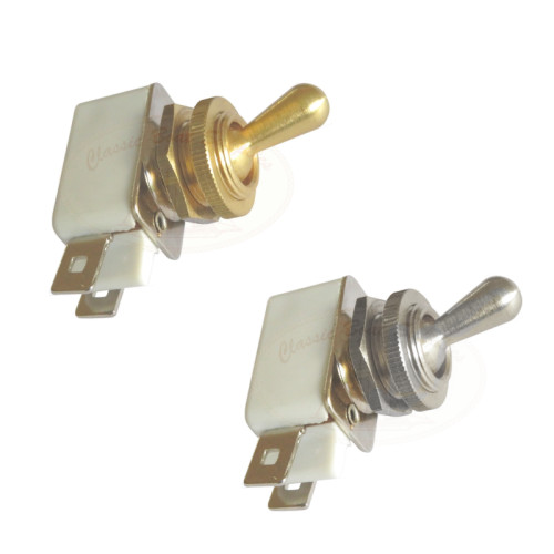 Davey Brass Light Switch without Backing Plate