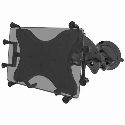 Ram Mounts Size B X-Grip with Twist-Lock Pivot Suction for 9\"-11\" Tablets