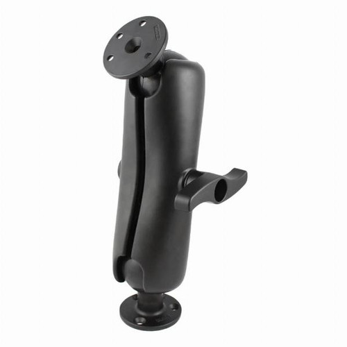 Ram Mounts Size E Double Ball Mount with Two Large Round Plates Medium Arm
