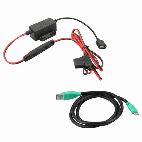 Ram Mounts GDS Modular 30-64V Hardwire Charger with Type-C Cable