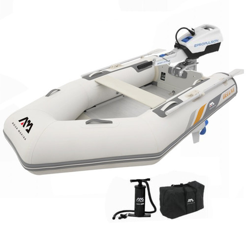 Inflatable Tender with Electric Outboard