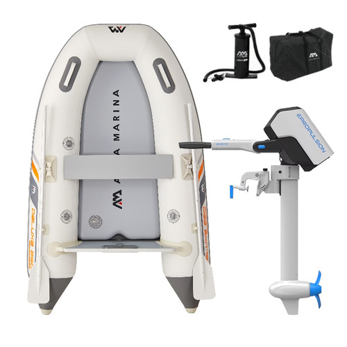 Aqua Marina U-Deluxe Inflatable & ePropulsion Spirit 2 Electric Outboard Combo