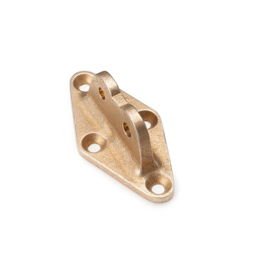 Spartan Manganese Bronze Chain Plate - Double Clevis