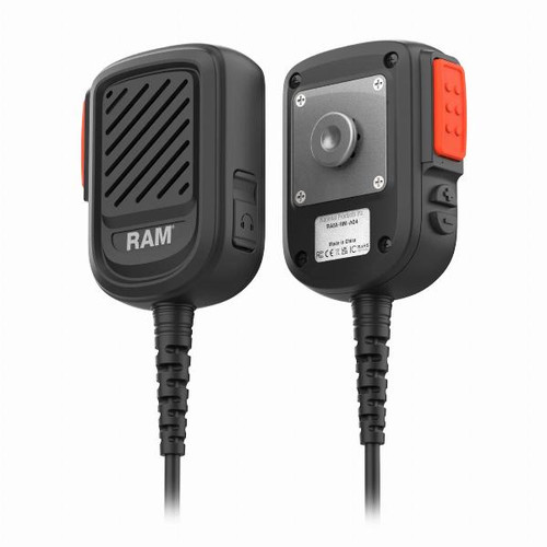 Ram Mounts Remote Microphone with USB-C for ESChat and Zello