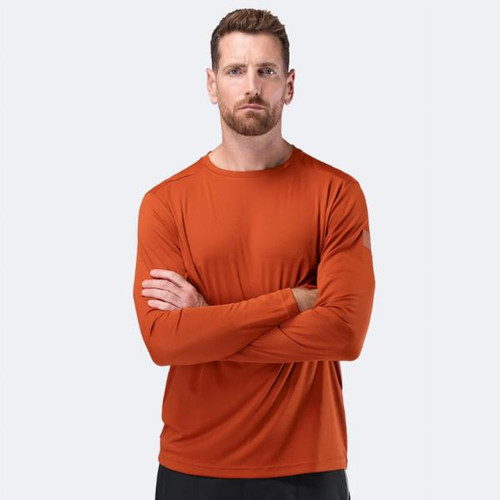 Zhik Mens UVActive Long Sleeve Tech Top - Red Earth