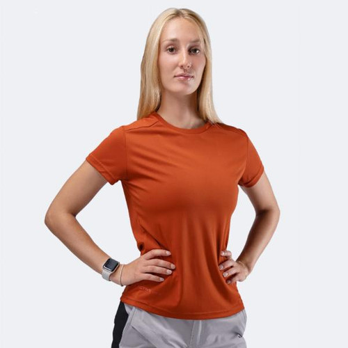 Zhik Womens UVActive Short Sleeve Tech Tee - Red Earth