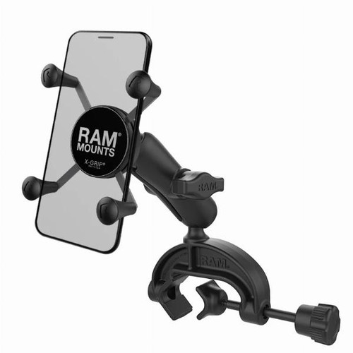 Ram Mounts Size B X-Grip UN7 Phone Mount with Composite Yoke Clamp Base