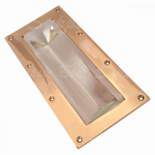 Davey Rectangular Bronze Deck Light Prism