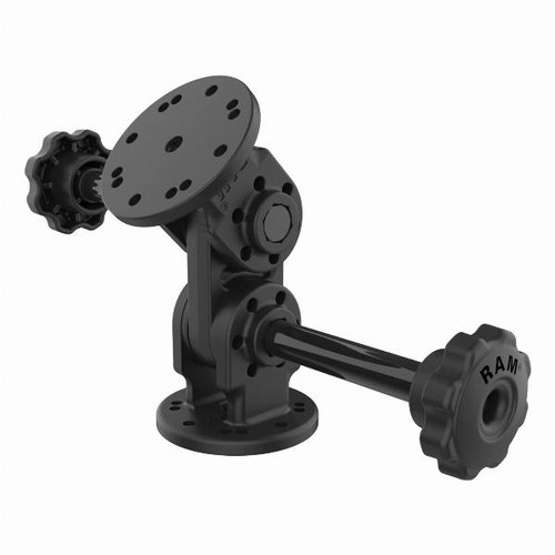 Ram Mounts Dual Straight Pivot Mount with Knob