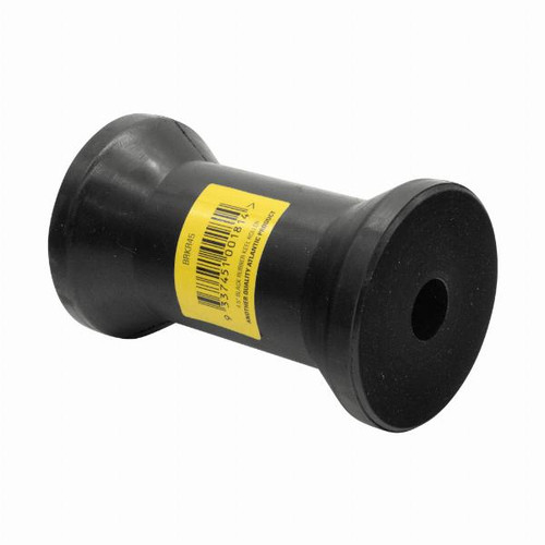 Atlantic Rubber Cotton Reel Keel Roller - Black - 4.5"