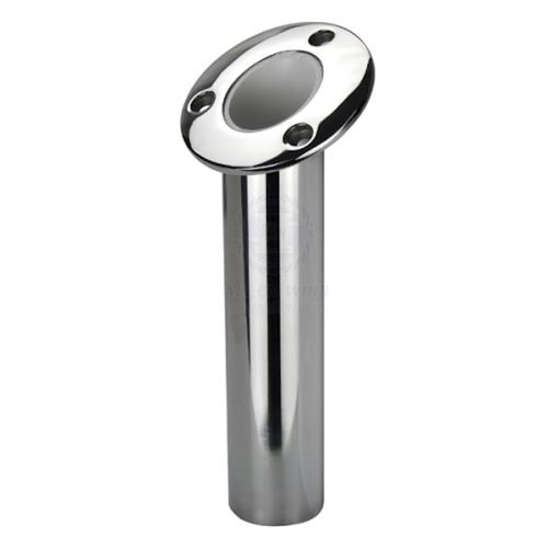 Heavy Duty Cast Rod Holder with Drain - 30 Degrees