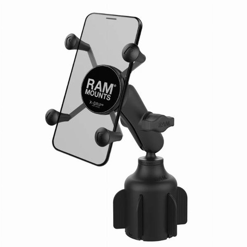 Ram Mounts Size B X-Grip UN7 Phone Mount with RAM Stubby Cup Holder Base