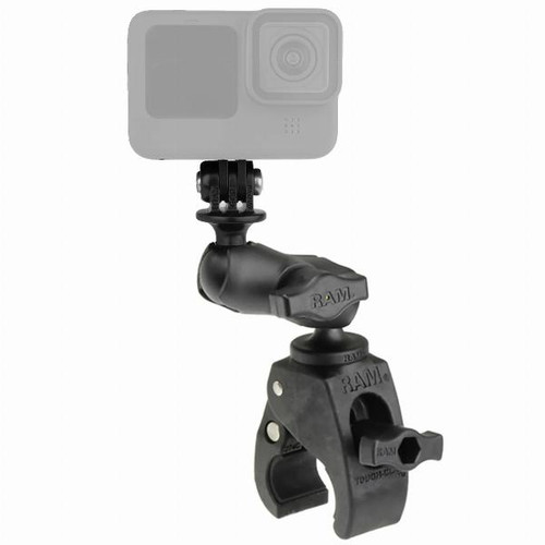 Ram Mounts Size B Tough-Claw Clamp Mount with Action Camera Adapter
