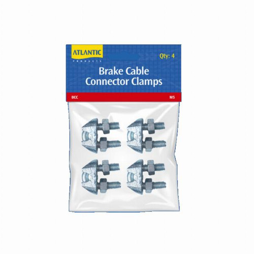 Atlantic 5mm Cable Clamps - Pack of 4