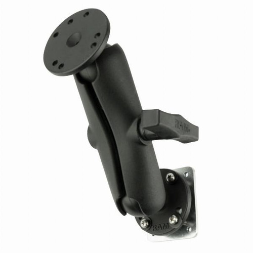 Ram Mounts Size C Drill-Down Dashboard Mount with Backing Plate (Medium Arm)