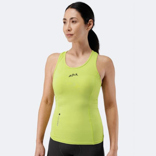 Zhik Womens Eco Spandex LT Race Singlet - Lime