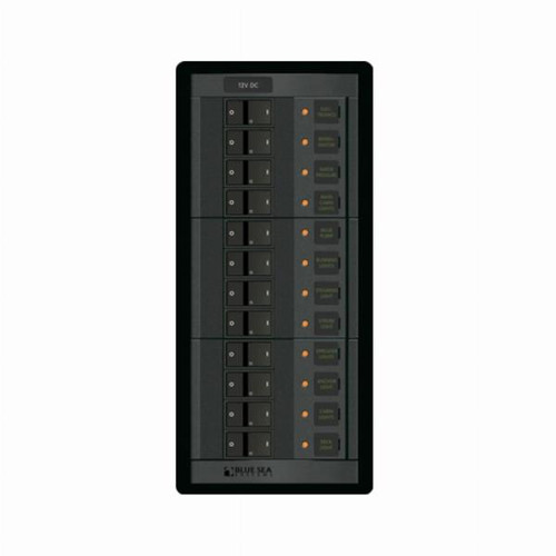Blue Sea Circuit Breaker Panel 360 DC Branch 12 Position, 100A per Bus