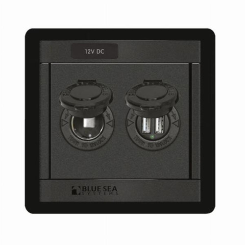 Blue Sea Panel 360 DC 12V Dual USB Socket 2.1A