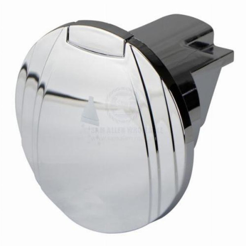 CanSB Chromed Plastic Shower Box - Hinged Lid