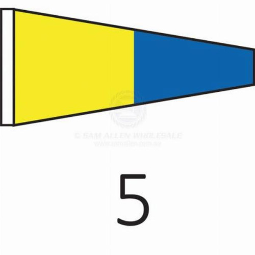 Code Numeral Pennant \'5\'