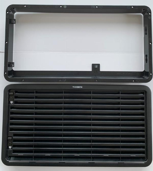 Dometic Fridge Vent LS300 Frame and Grill - Black