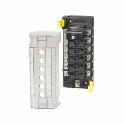 Blue Sea ST CLB Circuit Breaker Block 6 Position with Negative Bus