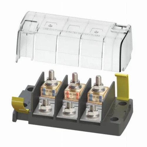 Blue Sea MRBF Fuse Block - 3 Circuit Independent