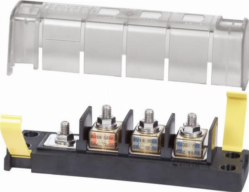 Blue Sea MRBF Fuse Block - 3 Circuit Common Source