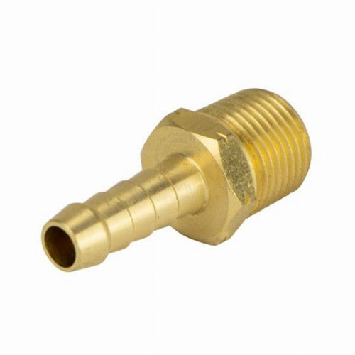 Hose Tail Brass Straight 3/8\" NPTM