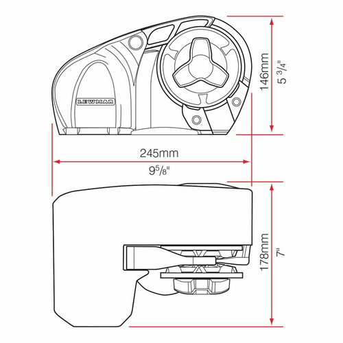 Lewmar Anchor Winch ProSeries 1000 Lewmar Windlass Boat Warehouse
