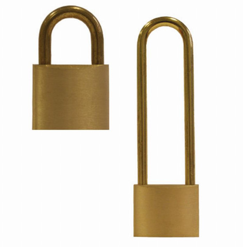 Marine Padlocks - Brass with Stainless Shackle