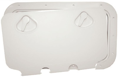 Hinged Storage Hatch with Removable Lid - 605 x 355