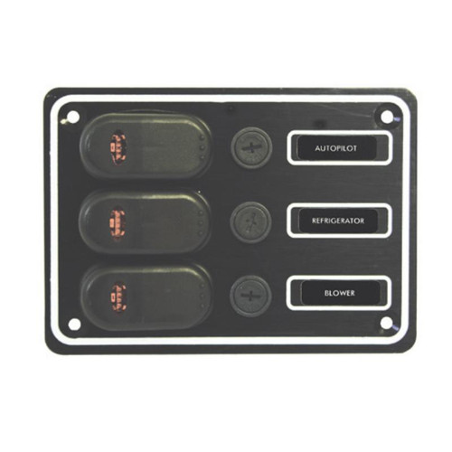 Weatherproof 3 Switch Panels